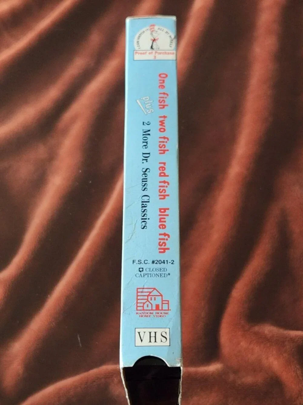 Dr. Seuss One Fish, Two Fish, Red Fish Blue Fish - VHS